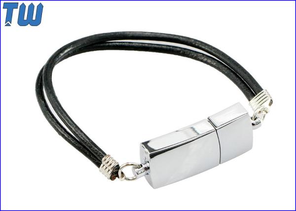 Fashion Personalized Wristband USB 128GB Thumbdrive Memory Stick