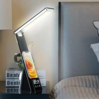 15w jeûnent 5 dans 1 lampe de bureau sans fil faite sur commande de chargeur avec le chargeur de téléphone