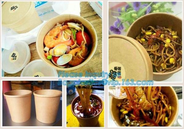 Soup Cups Cup Soup Disposable Paper Soup Cups With Paper Lid Ice Cream Cup Coppa Gelato