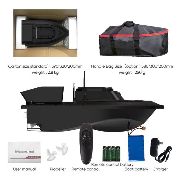 18000mah Long Distance Fishing Rc Boat 500m Remote Control Fishing Boat Dual Bin Yacht