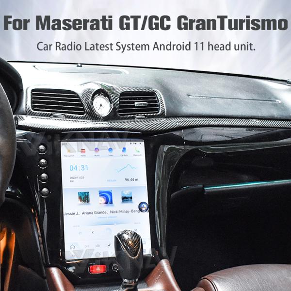 Андроид 11 13,6» автомобильных радиоприемников экрана касания для ОБЩЕГО РУКОВОДСТВА GranTurismo 2007-2017 Maserati GT