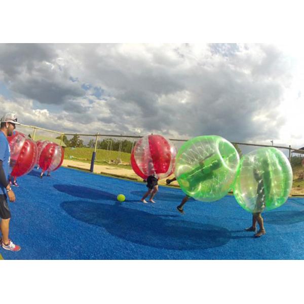 1.00mm TPU Material Inflatable Bubble Soccer / Bubble Football With Logo Printing
