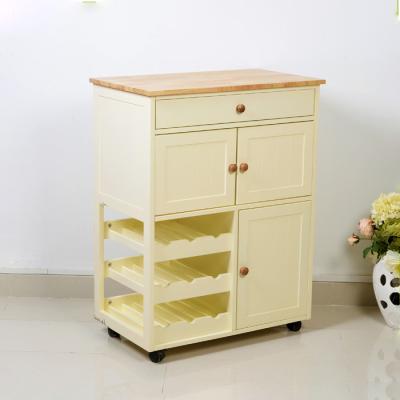 Cremalheira minimalista da garrafa de vinho francês do estilo da altura 91.3cm com 4 rodas