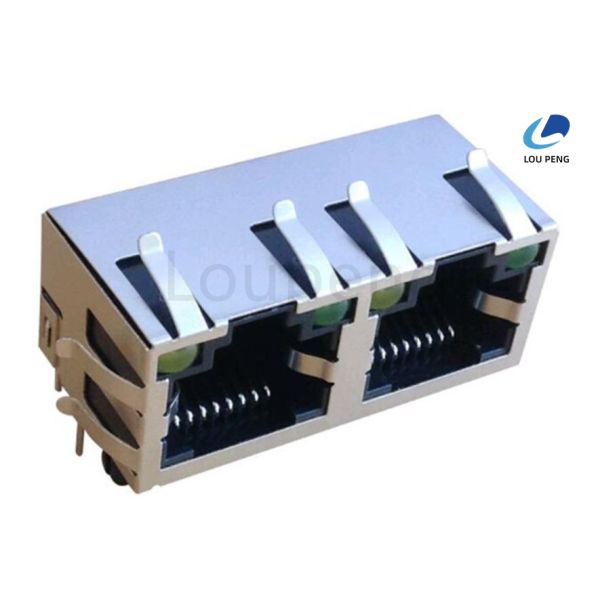 Contact Phosphor Bronze T 0.35MM Network Interface Connector Offering Voltage Rating 125 VAC RMS Designed For Data Transmission