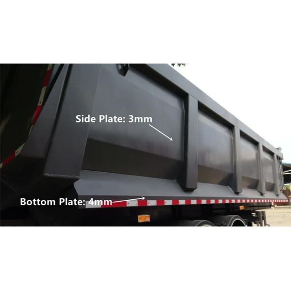 3 Ось 30CBM полувыгрузчик прицепа полуприцеп Транспорт песчаники, руда