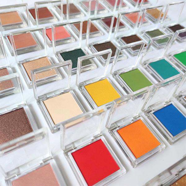 Private Label High Pigment Waterproof Single Eyeshadow 52 Colors Vegan Eyeshadow