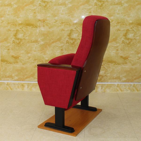 Removable Practical Folding Auditorium Seating , Anti Electrostatic Red Theater Seats