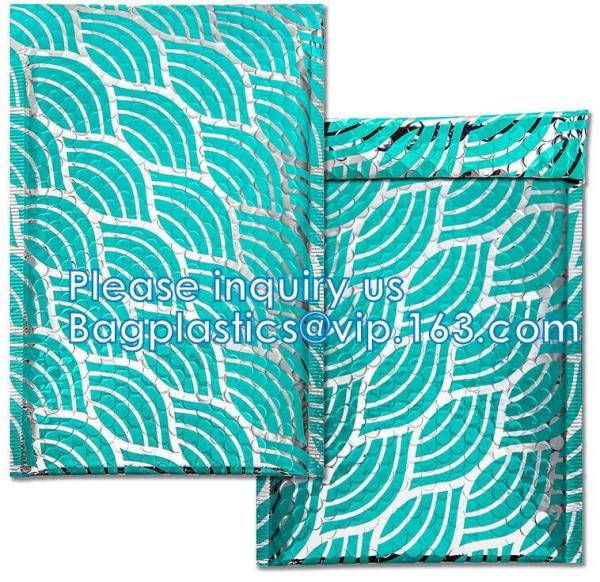 Mailer Slider Air Zip lockk Ploy Bubble Mailing Packaging Bag, Beauty Padded Pouch, Shipping Bags, Envelopes
