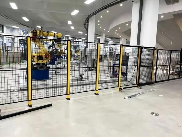 Steel Safety Fence Machine Guard System For Closed Workshop Isolation 2000*600*2000
