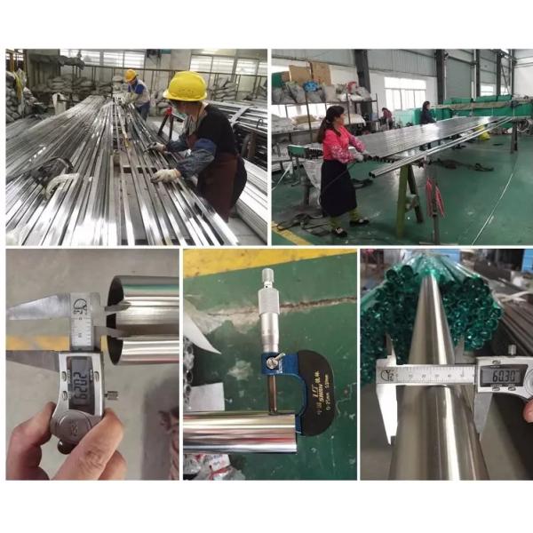 Industrial 304 304L Stainless Steel Round Tube For Water System Big Diameter