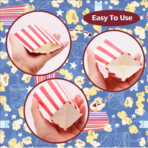 Customized Snack Popcorn Potato Chip Bags and Chips Candy Bread Boxes for Cinema Takeout