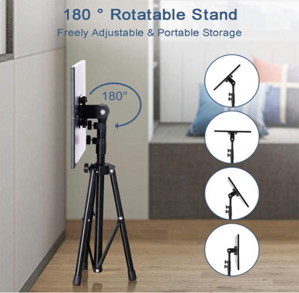 Portable DJ Equipment Universal Projector Tripod Stand Black Color