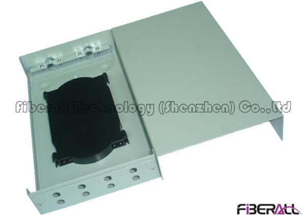 8 Fibers Wall Mount Fiber Terminal Box For Indoor Fiber Distribution 2 Inputs