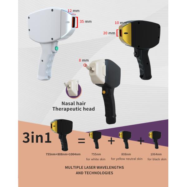 Weifang Huamei 4 Wavelength 755 808 1064nm Diode Laser Hair Removal Titanium ICE Laser