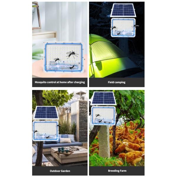 LED Solar Powered Mosquito Killer Lamp Night Light 100W 230x173x50mm