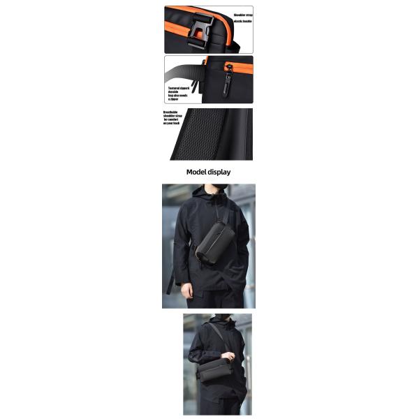Men's Motorcycle CrossBody Chest Bags Large Capacity Custom Brand For Sport