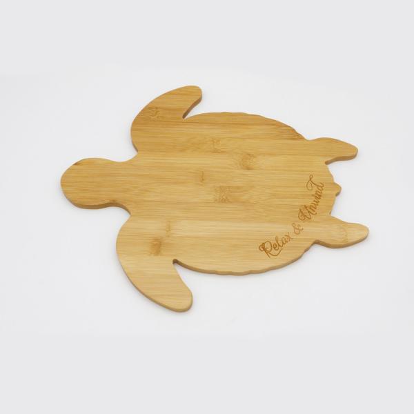 Irregular Bamboo Wooden Plate Sustainable Table Mat Plate