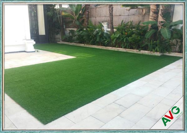 Safety Surfacing Green Outdoor Artificial Grass For Children Playing SGS Approved