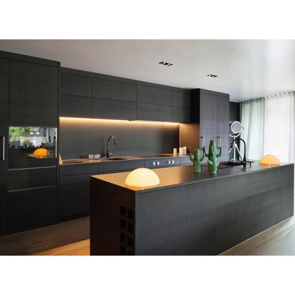 Acrylic Modular Assembled Kitchen Cabinets Melamine Carcase