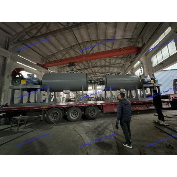 Thermal Oil ZPG Vacuum Rake Dryer Optimal Solution For Hot Water Heat Source