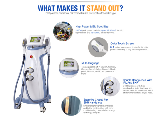 New Released KES Factory hair removal multifunction machine MED230/IPL and RF Hair Removal Machine