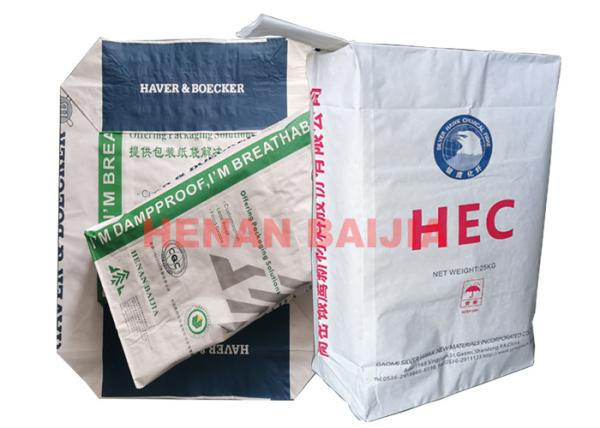 Professional Pasted Valve Multiwall Paper Bags Flexo Printing Ultrasonic Sealing