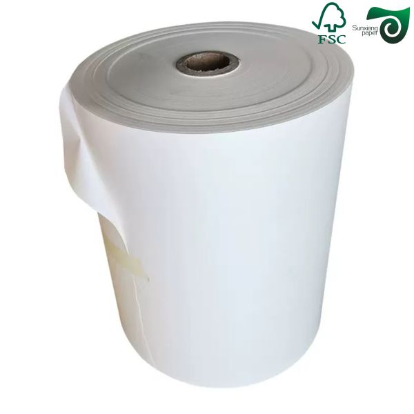 FSC Certified Virgin White Kraft Paper Rolls  200gsm Ideal For Paper Bag Production