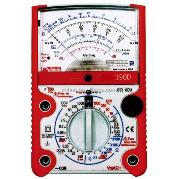 390D Advanced Sanwa Multimeter Analog Multimeter 0.05-10A Measuring Current Range
