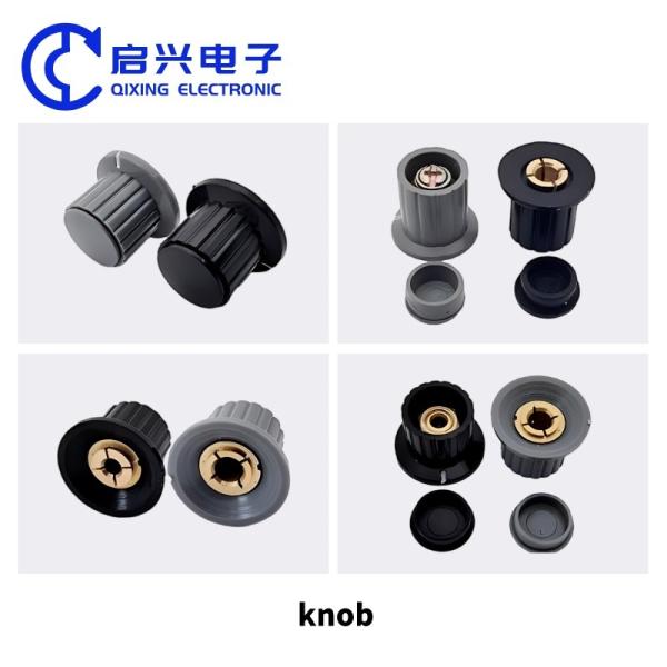 BONENS 4mm 6.35mm 6.4mm Potenciômetro Botão Amplificador Botões KYP25-18-6J KYP16-16 KYP32-20-6