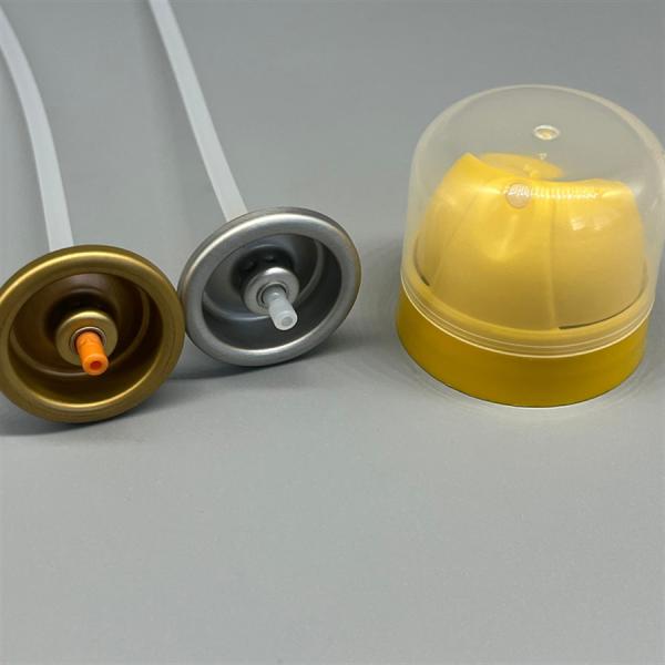 Valve de pulvérisation corporelle de déodorant de qualité industrielle avec actionneur pour la fabrication à grande échelle avec joint à haute résistance