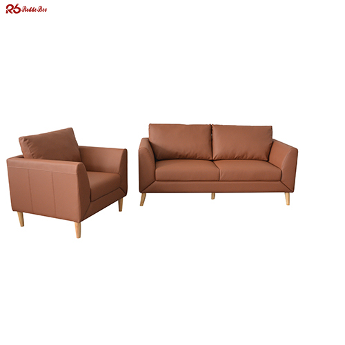 Nordic Style Linens Semi-KD Cushion Sofa sets for Living Room Furniture