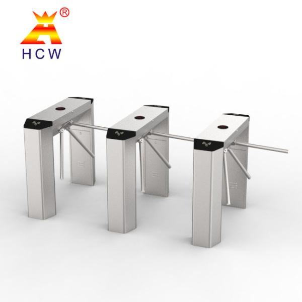 Entrada do supermercado da barreira do torniquete do tripé e controle de acesso mecânicos da saída