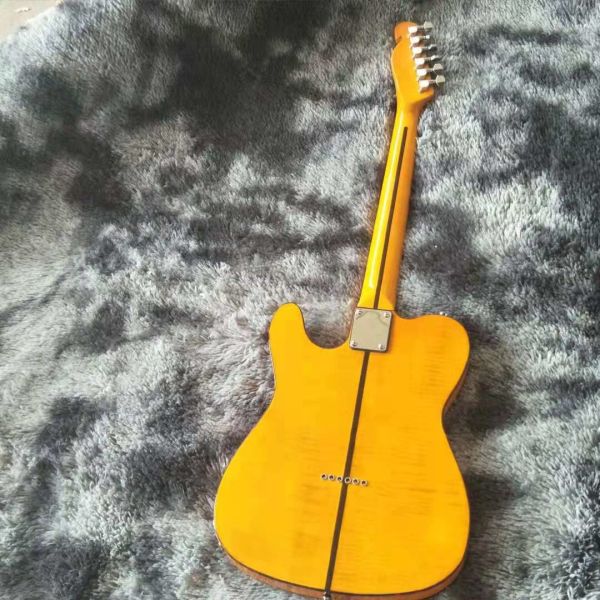 Custom HAnderson Hohner Mad-cat Vintage Rare Flame Top Finish Nicer Tele Electric Guitar