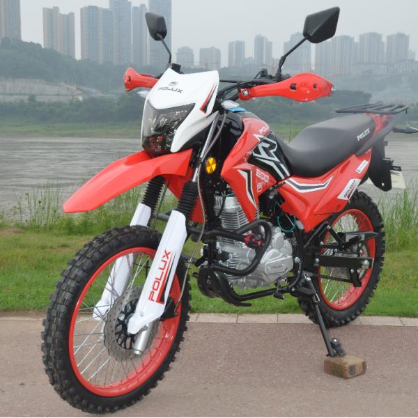 Red Super 200cc 250cc Enduro Off Road Motorcycles Gasoline Dirt Bikes