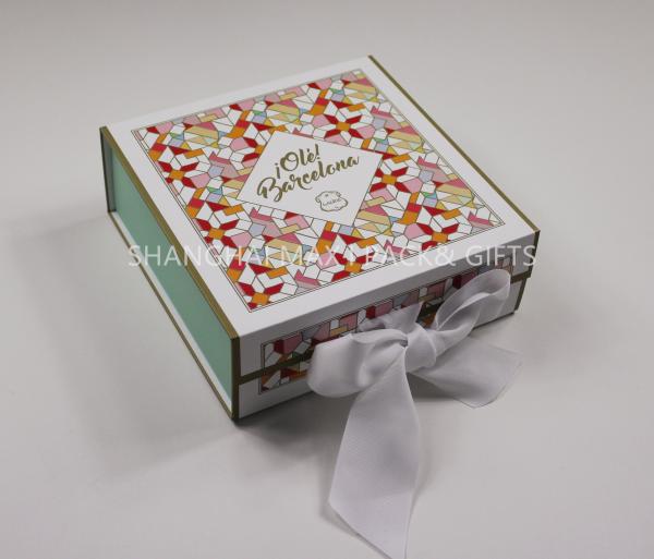 Custom Printed Chipboard Craft Boxes With Logo Cosmetic Collapsible Hot Stamped