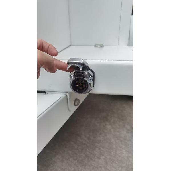 High Mobility Solar Power Floodlight Lighting Trailer For Nighttime Parking Lot Lighting