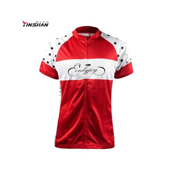 Camiseta deportiva corta de color rojo seco con impresión de poliéster sublimada personalizada