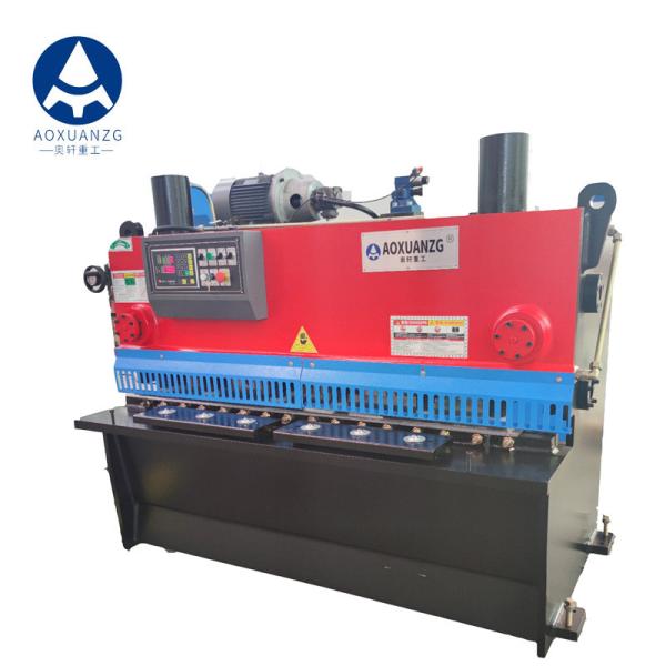 4*2000mm Metal Guillotine Machine , Sheet Cutting Shearing Machine 4.5 Kw 450KN/CM
