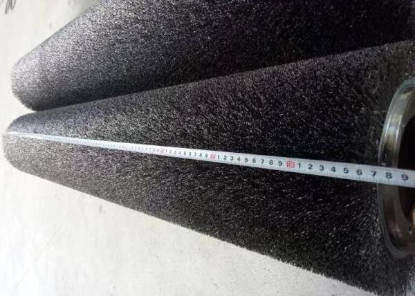 Professional Trimming Long Shaft Balancing Steel Wire Roller Brush Performance