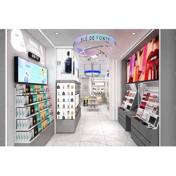 Estuche de exhibición de cosméticos de la serie Gray Classics para diseño de tiendas y exhibición en tiendas