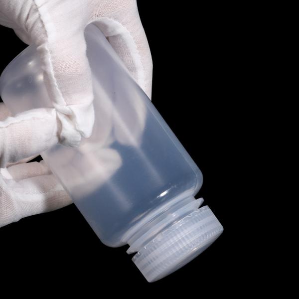 Transparent Lab PP Plastic Biological Small Reagent Bottle Wide Mouth