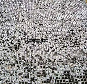 65Mn fio Mesh Vibrating Screen, malha de tecelagem da tela do triturador da máquina