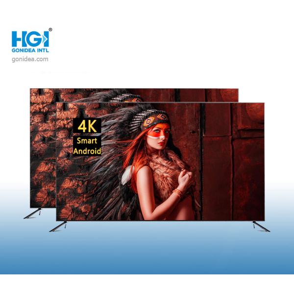 ТВ СИД голубого плоского экрана 4K ТВ СИД зуба умное 65 дюймов