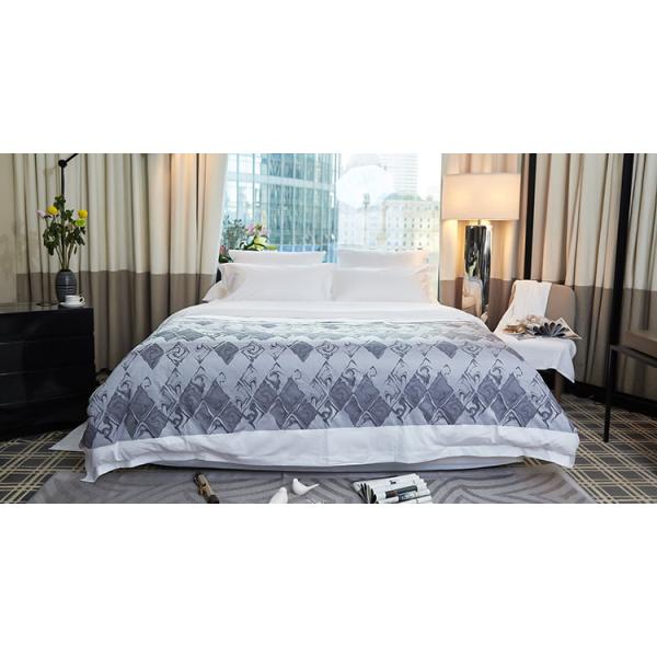 Duvet Cover Jacquard Dobby Hotel Collection Bedding Sets , Hotel Cotton Sheets