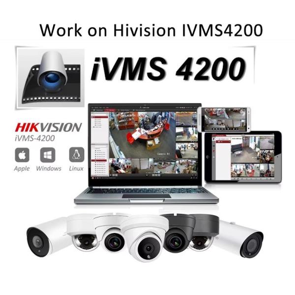 Lente de enfoque automático IP cámara binocular de visión nocturna HD a todo color para el hogar al aire libre