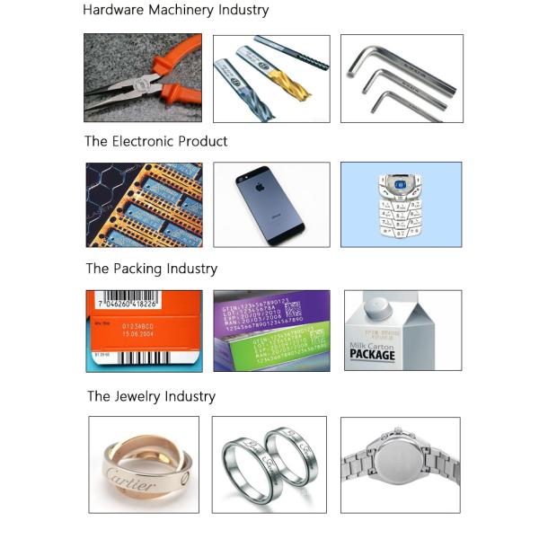 OEM 30W Online Flying Fiber Laser Metal Engraving Marking Machine In Industrial Production