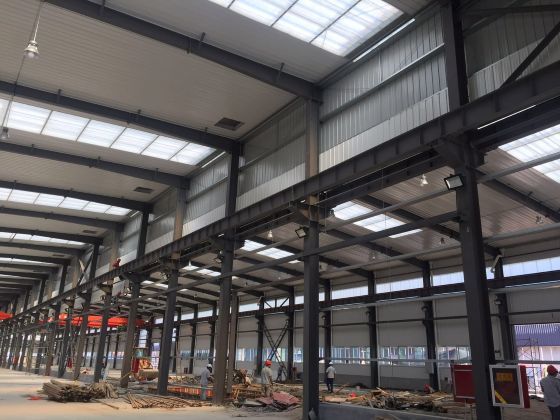 Hot Deep Galvanized Prefab Steel Building with Wind Resistance Grade 12 and Earthquake Resistance Grade 8