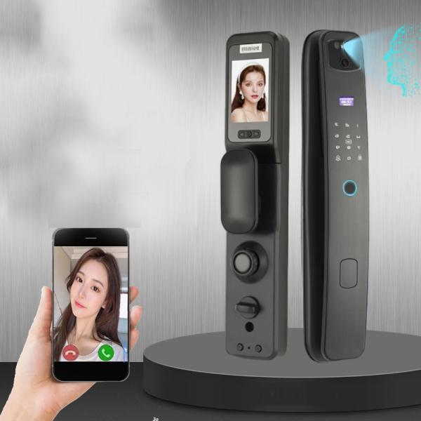 Secure Your Door with Tuya APP Controlled Waterproof Electric Rim Lock and Fingerprint