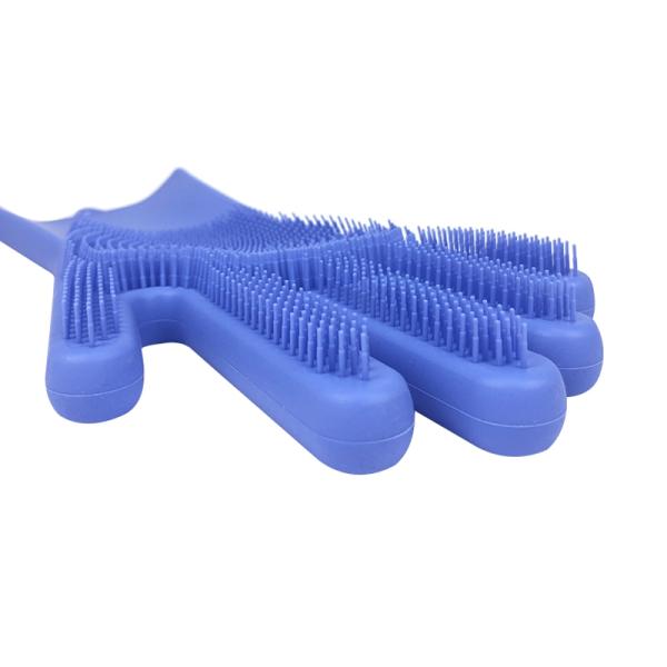 2018 high quality durable soft best seller in amazon accessory kitchen household silicone washing rubber gloves