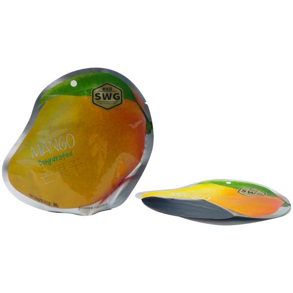 Various Sizes Shaped Stand Up Pouch , Plastic Printed Food Grade Packaging Bags